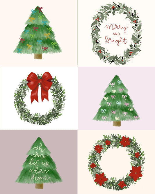 holiday digital print bundle