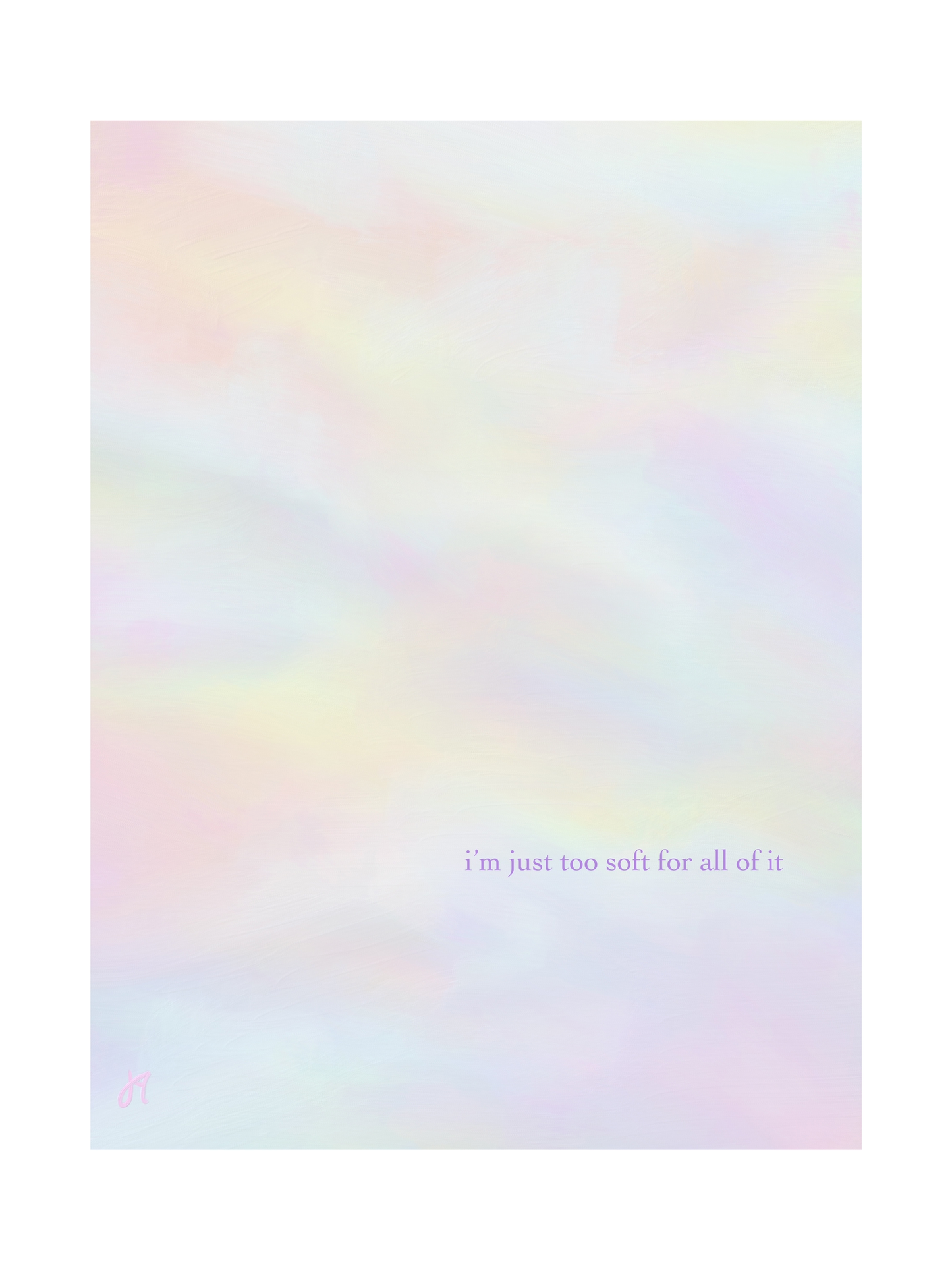 pastel digital print