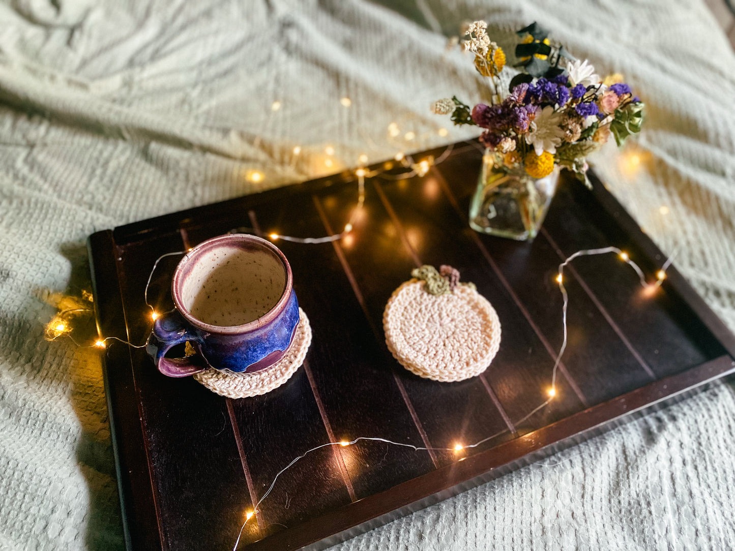 pumpkin coaster set (4)