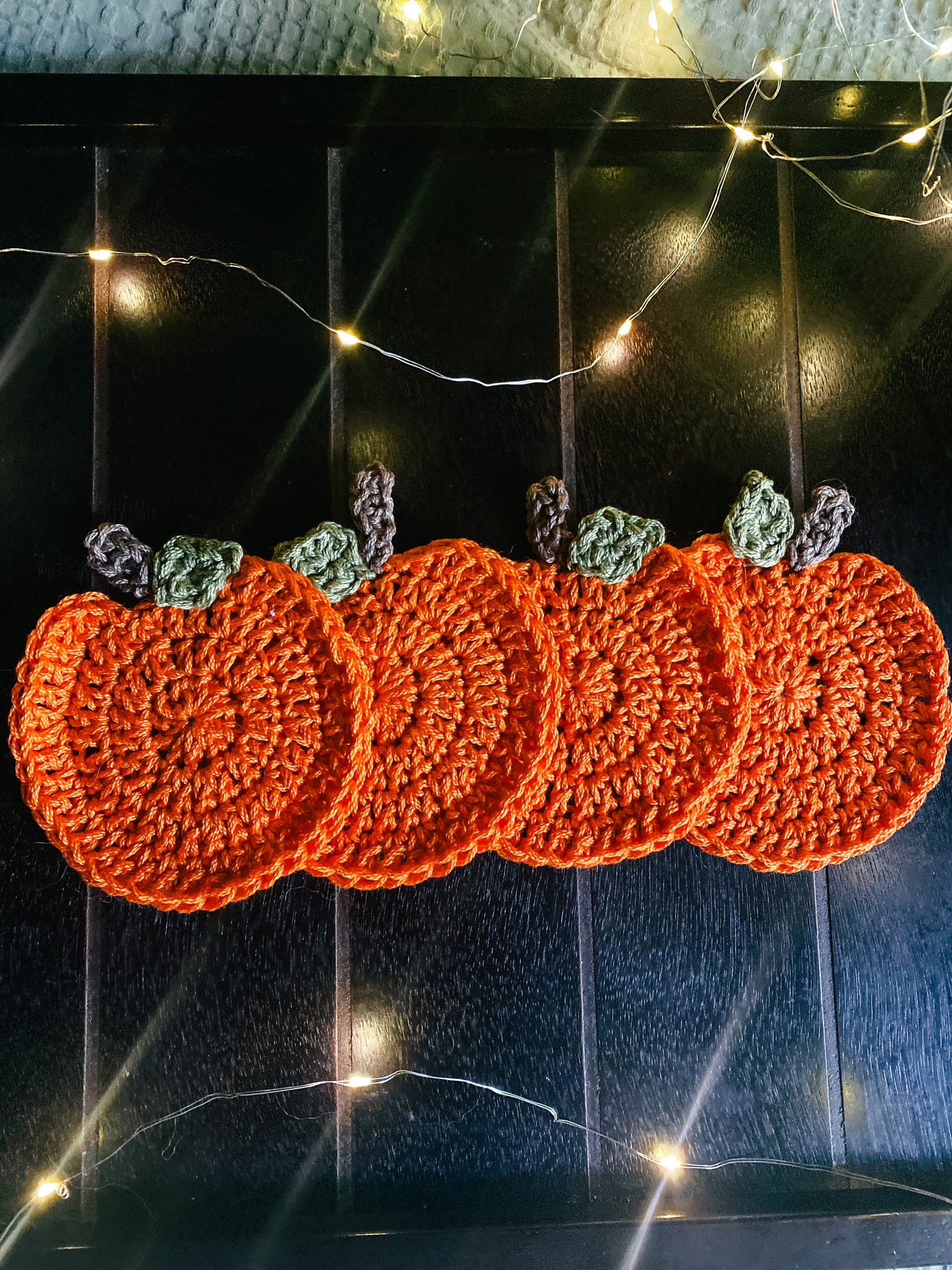 pumpkin coaster set (4)