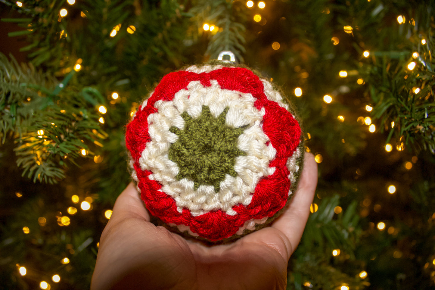 traditional crocheted bauble