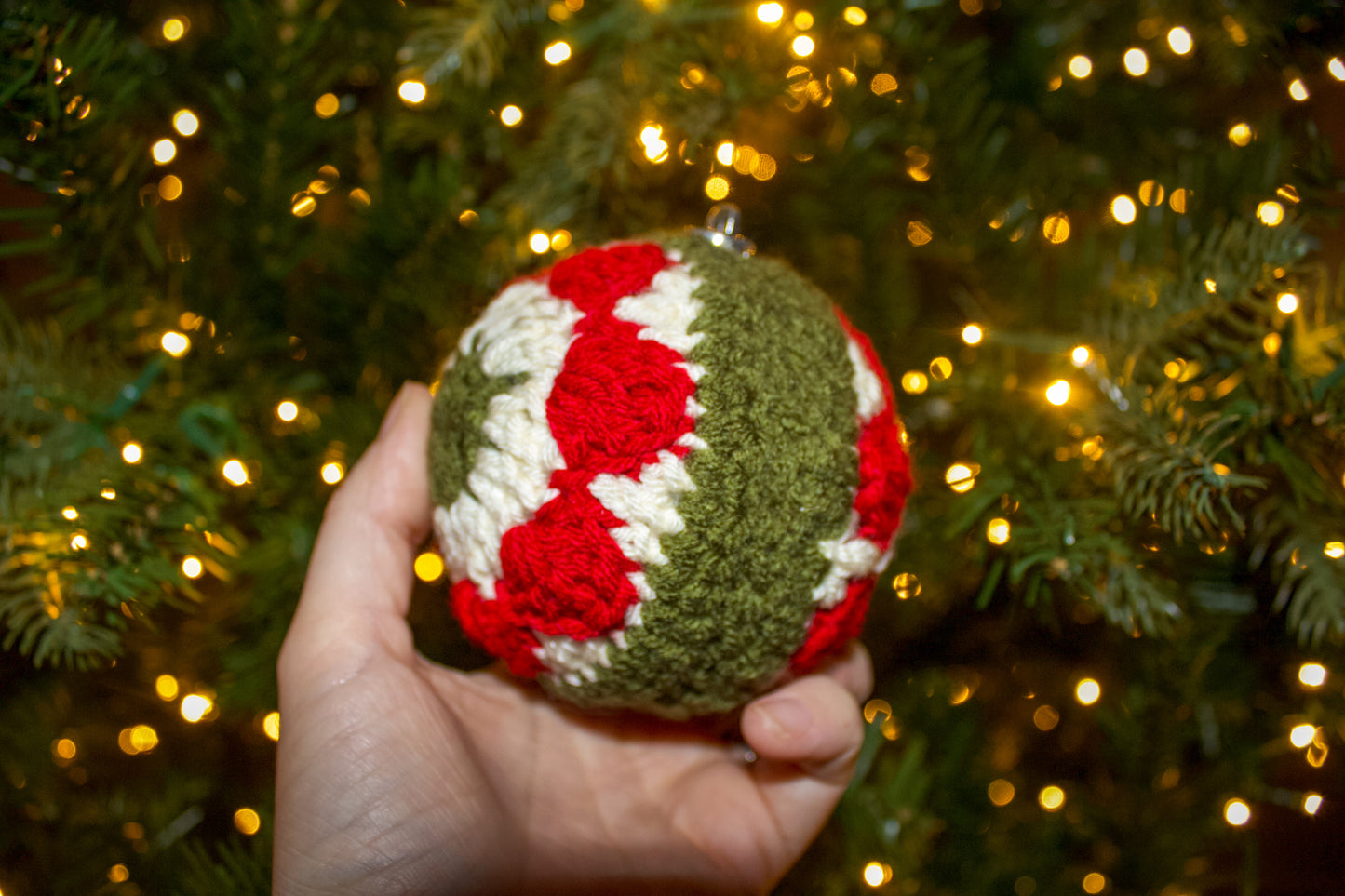 traditional crocheted bauble