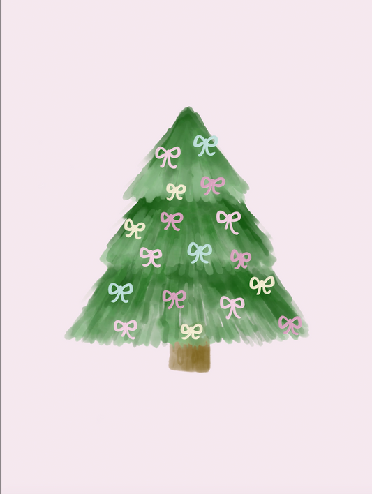 sugarplum tree - digital print